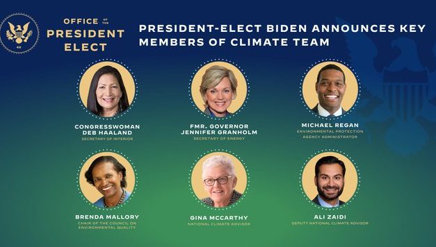 L’équipe Climat de Joe Biden