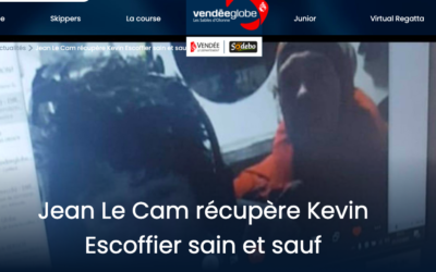 Vendée Globe : Jean Le Cam a récupéré à son bord Kevin Escoffier, skipper de PRB