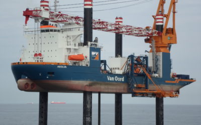 Ailes Marines – Point sur l’implantation des fondations du parc éolien en mer de Saint-Brieuc