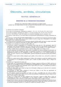 CPDP Normandie / État : Décision du 4/12/2020 consécutive au débat public portant sur le projet éolien en mer au large de la Normandie et son raccordement