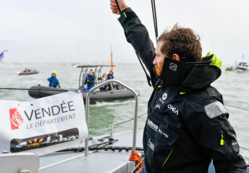 Vendée Globe : Benjamin Dutreux, soutenu notamment par Emyn est arrivé 9è