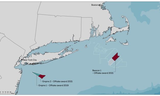 Equinor et bp ont remporté le plus important marché de production d’électricité  en mer aux Etats-Unis