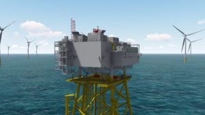 Chantiers de l&rsquo;Atlantique and its partners GE’s Grid Solutions and SDI will build the electrical substation for the Calvados offshore wind farm