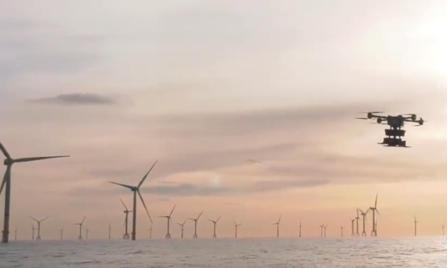 DEME Offshore et Sabca ont testé des drones dans le parc en mer de Rentel