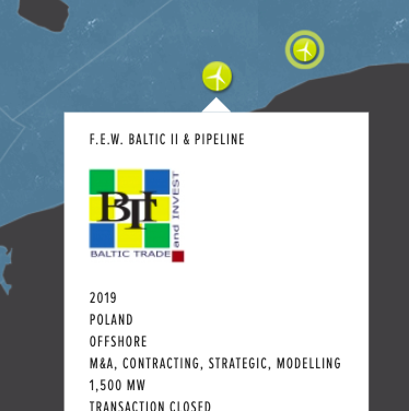 Contrats de différence pour Baltica 3 et 2 d’Orsted et de RWE en mer Baltique