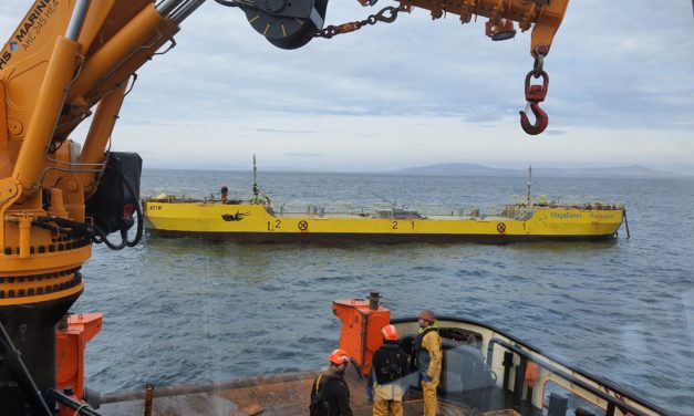 Magallanes a réinstallé l’hydrolienne ATIR à l’EMEC