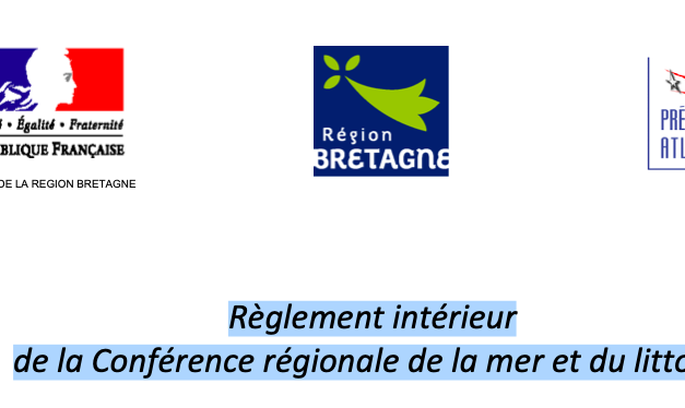 Conférence régionale de la mer et et du littoral – Bretagne