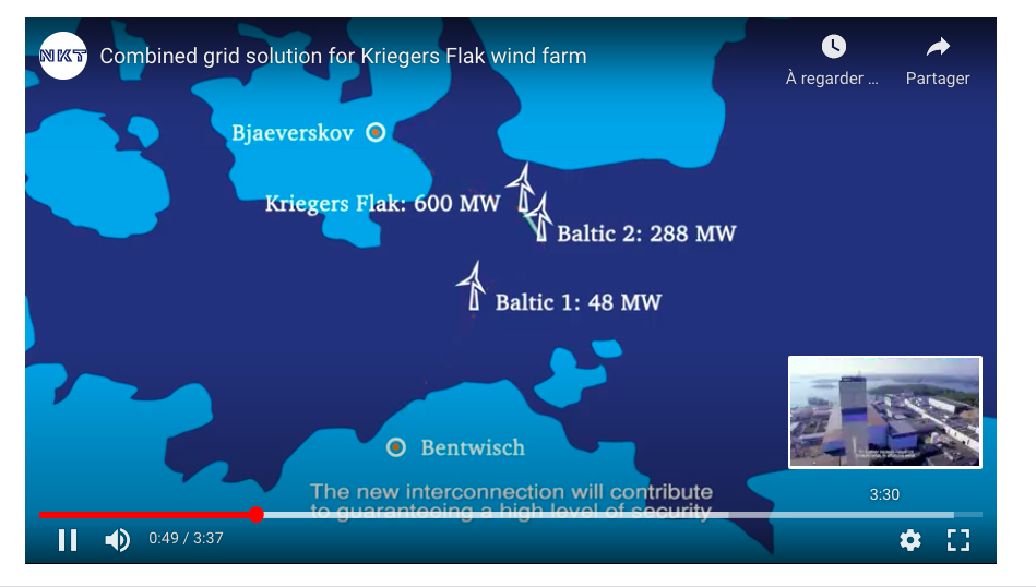Kriegers Flak Vattenfall : La dernière turbine est posée