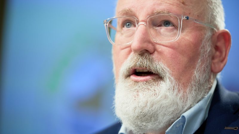 ITW Frans Timmermans par Euractiv : les États membres doivent braver les conséquences des objectifs climatiques plus élevés