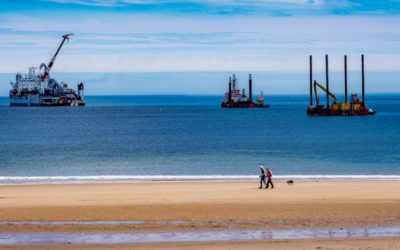 1er câble installé à Neart na Gaoithe détenu par EDF Renewables et ESB