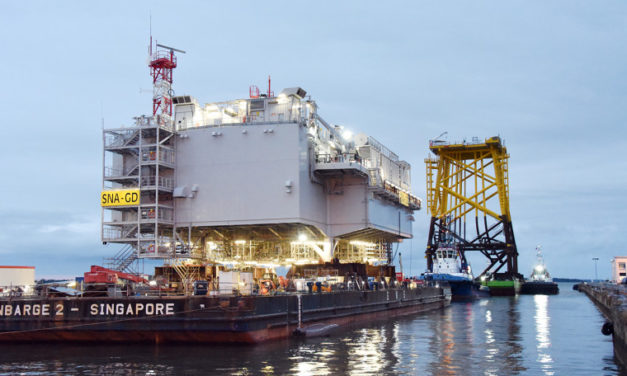parc éolien de Saint-Nazaire : la SNA-GD S34, sous-station électrique sera installée avant fin août