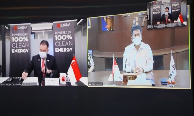 Le groupe Sunseap prévoit de construire le parc solaire flottant avec stockage