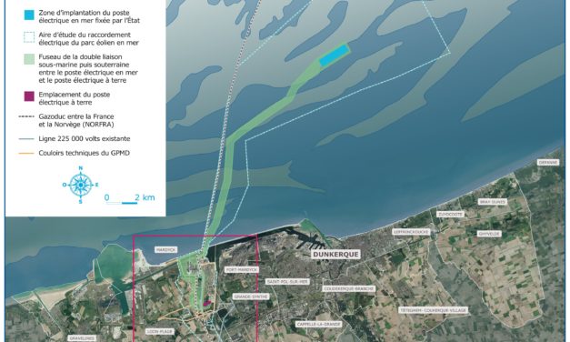Raccordement électrique du parc éolien en mer de Dunkerque : une nouvelle étape franchie