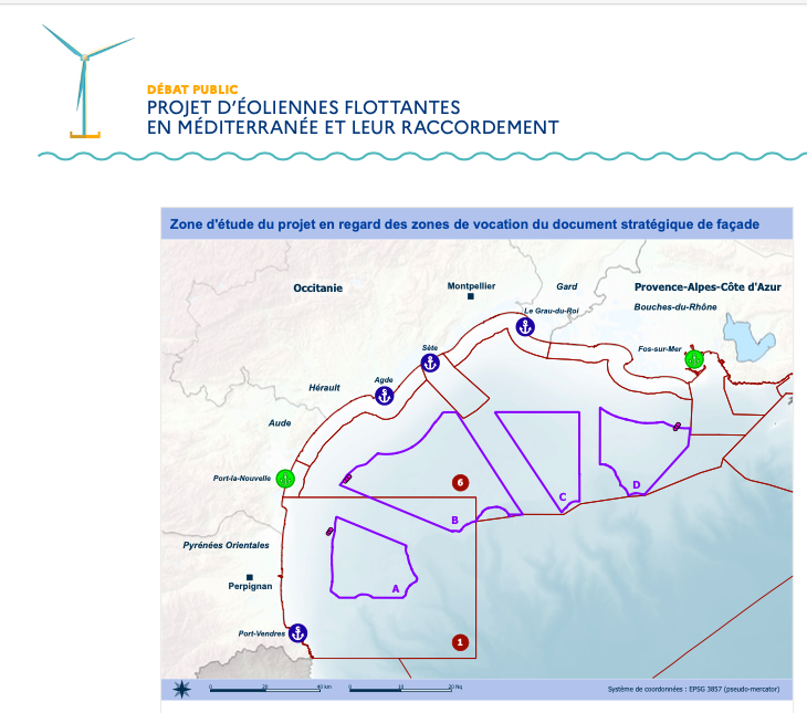 Dossier Maitrise d’ouvrage Méditerranée Carte des fermes pilotes zone d’étude 2021 juin