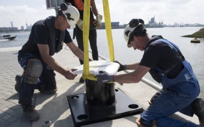 Port de Rotterdam : Impression de bollards en 3D