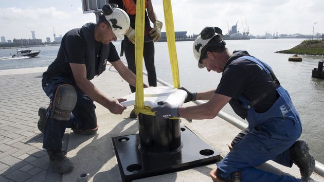 Port de Rotterdam : Impression de bollards en 3D