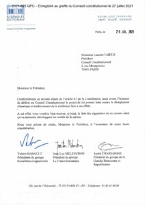 Le Conseil Constitutionnel a validé le 13 août la loi Climat et Résilience