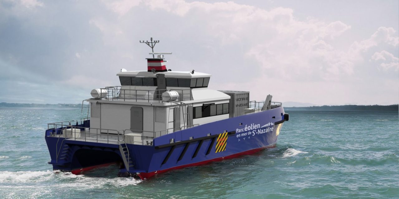 LD Armateurs et Tidal Transit fourniront un Crew Transfer Vessel (CTV) au Parc éolien en mer de Saint-Nazaire