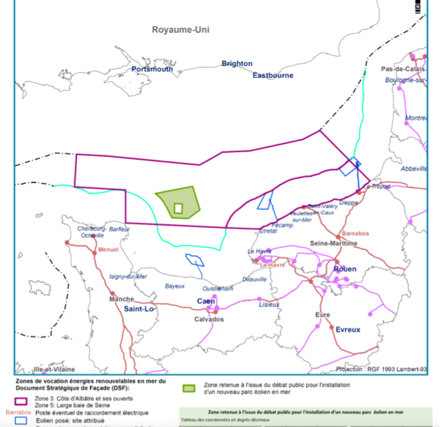 AO Parc Eolien en mer Normandie : la Commission européenne donne son accord pour le financement