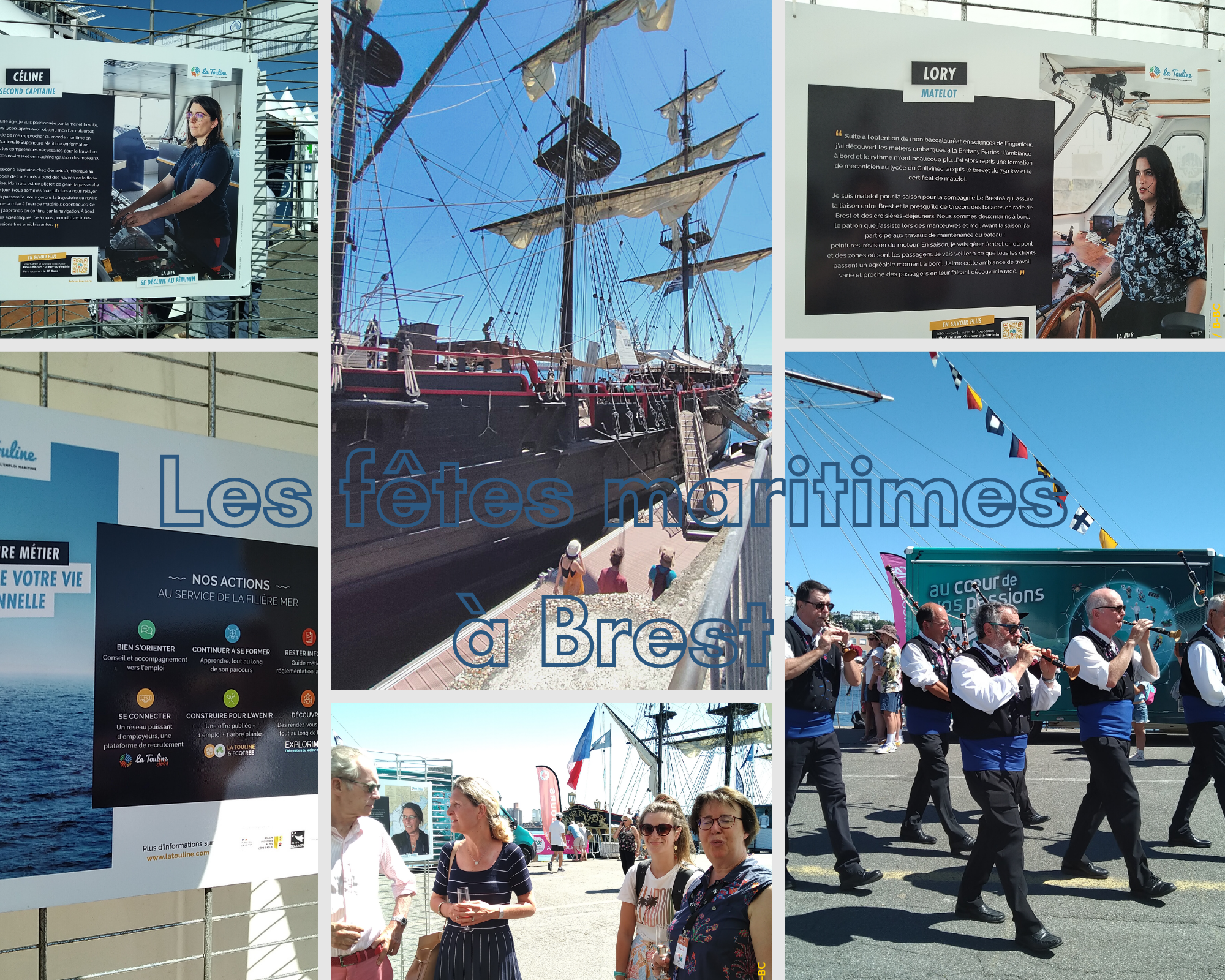 Fêtes maritimes de Brest : petit format, belle ambiance