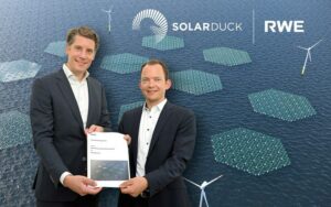 RWE et SolarDuck s&rsquo;associent pour développer du solaire flottant offshore