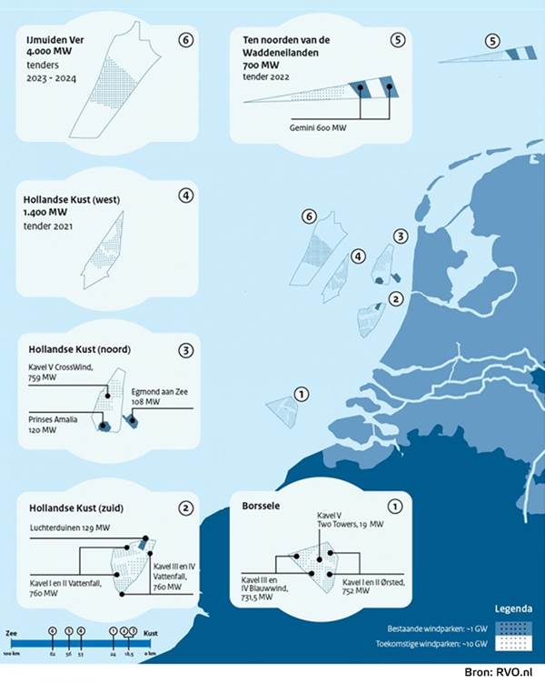 Air Liquide, Shell et RWE vont développer de l&rsquo;hydrogène, notamment à partir de l’éolien en mer !