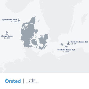Ørsted et les partenaires de CIP s&rsquo;associent pour doubler la capacité éolien en mer au Danemark