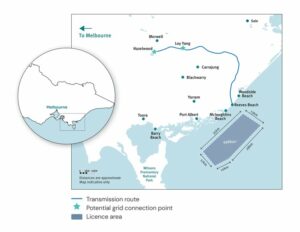 L’Australie : Statut de projet majeur pour Star of the South Offshore Windfarm au large du Gippsland.