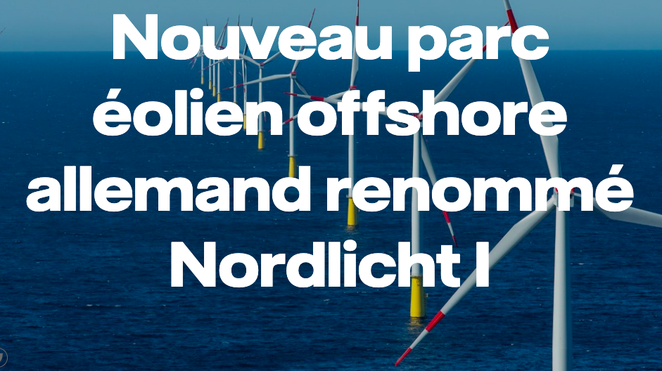 Nordlicht I est le nouveau nom du projet de Vattenfall en Allemagne