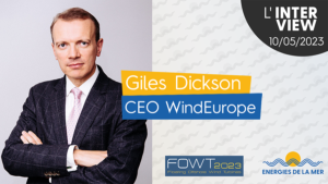 Giles Dickson, président de WindEurope : « Il faut créer une industrie européenne de l&rsquo;éolien en mer »