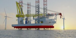 Le navire Voltaire a commencé l&rsquo;installation des éoliennes Haliade Dogger Bank B