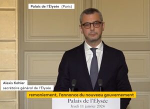 L&rsquo;Élysée annonce la nomination du Gouvernement Attal 1