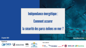 Sécurité des parcs éoliens en mer : perspectives de mise en réseau et de mutualisation d&rsquo;expériences et d&rsquo;une nouvelle répartition de la taxe ?