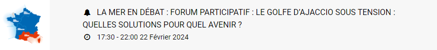 La Mer en Débat : les prochains événements