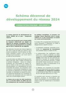 Lancement de la consultation publique sur le schéma décennal de développement du réseau de RTE