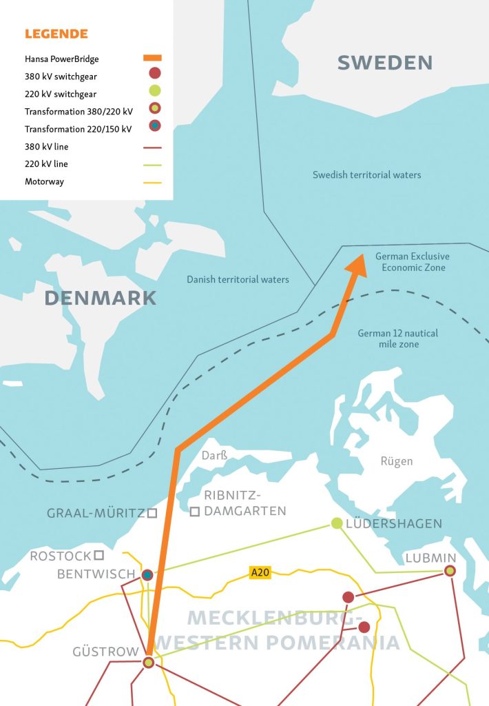 Le projet Hansa PowerBridge de 700 mégawatts est rejeté. Les raisons sont multiples
