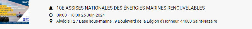 Les événements à venir – à vos agendas !