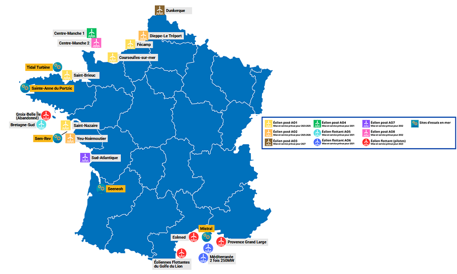 AO 09 (historique) : Les extensions des AO5, AO6 (deux projets) et AO7