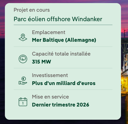 Iberdrola cède à Kansai, 49 % d&rsquo;un parc éolien offshore développé en Allemagne