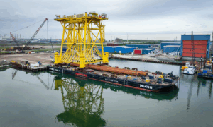 Equans, Smulders chargent la partie supérieure de la sous-station Hollandse Kust West Beta
