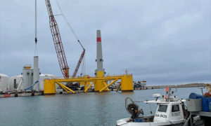 Port-La Nouvelle : inauguration du quai lourd éolien, et l&rsquo;arrivée du deuxième flotteur d&rsquo;EFGL attendue