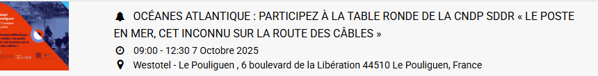 Agenda : Ne manquez pas les événements qui arrivent ! Congrès de l&rsquo;ANEL, Port du Futur, Les Océanes Atlantique…