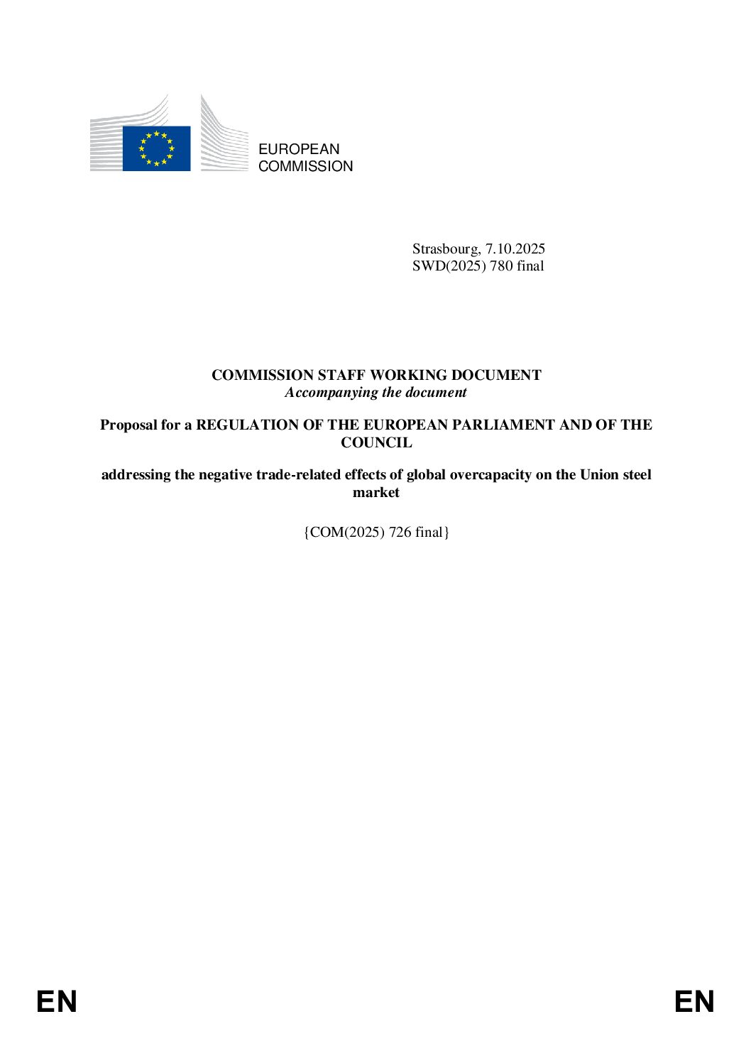 Un cadre de défense de l&rsquo;acier européen et de lutte contre les surcapacités sidérurgiques mondiales se met en place