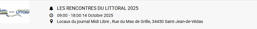 Agenda : Les Océanes Atlantique débutent lundi… Et ne manquez pas les autres événements qui arrivent !