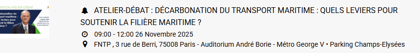 Agenda : ne manquez pas les événements de fin novembre !