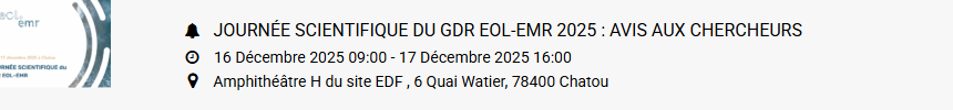Prenez note des derniers événements de 2025 !