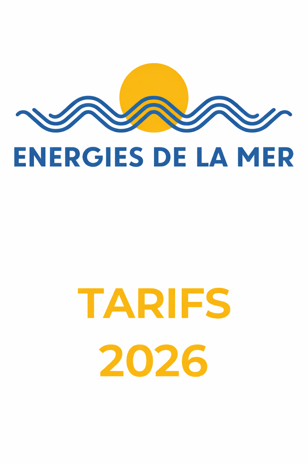 Tarifs Énergies de la Mer