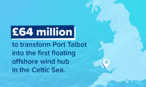 Le pôle éolien offshore de Port Talbot assurera une partie de l&rsquo;activité de l&rsquo;usine Tata Steel.