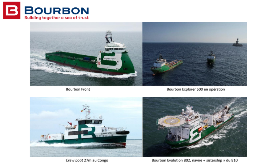 BOURBON renforce sa flotte : 13 nouveaux navires, dont 10 sont déjà sous contrat