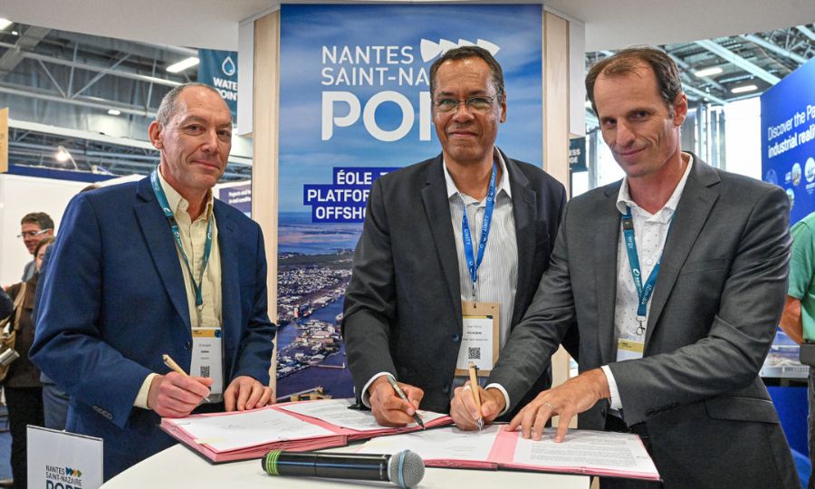 Partenariat entre Nantes Saint-Nazaire Port et Pennavel, premier parc éolien flottant commercial français